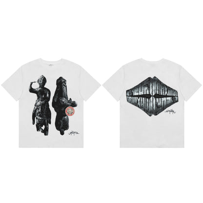 Travis Scott Sculpture Print Tshirt White