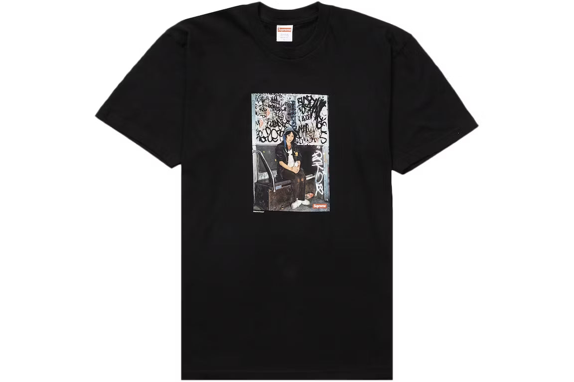 Supreme Lady Pink Tee Black