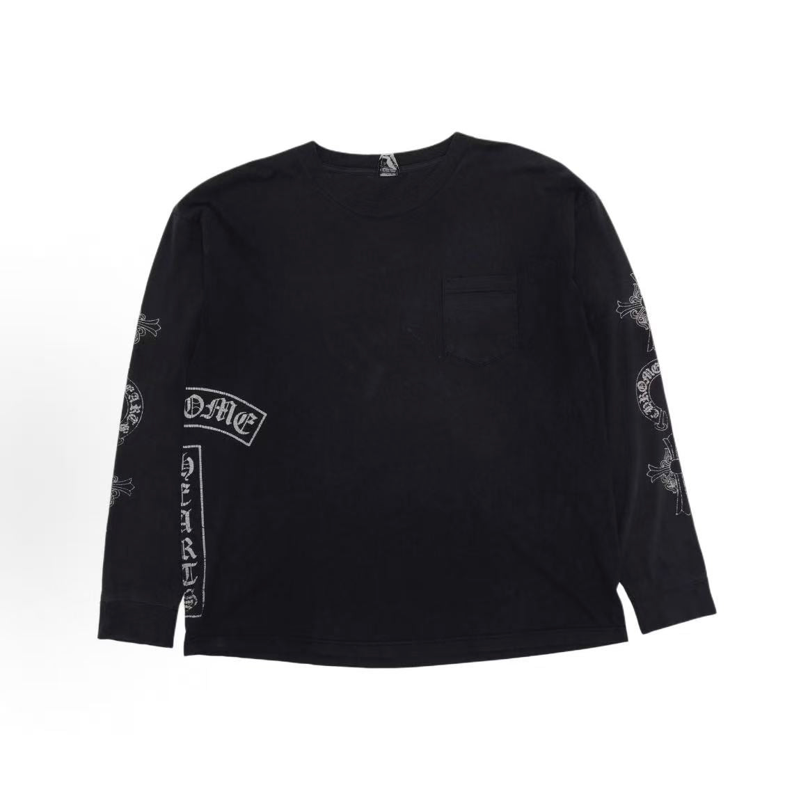 Chrome Hearts Los Angeles City Limited Edition Series Floral Sabre Print Long-Sleeved T-Shirt (Men's and Women's style) - White
