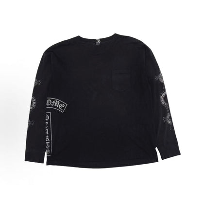 Chrome Hearts Los Angeles City Limited Edition Series Floral Sabre Print Long-Sleeved T-Shirt (Men's and Women's style) - White