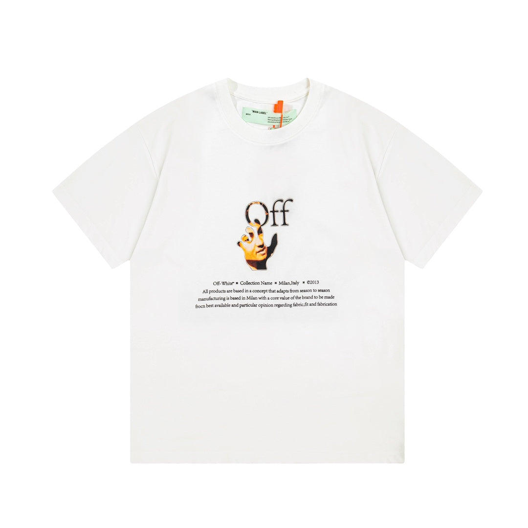 Off-White Caravaggio Hands Off Logo T-Shirt