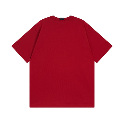 Balenciga logo tee BL233327 red