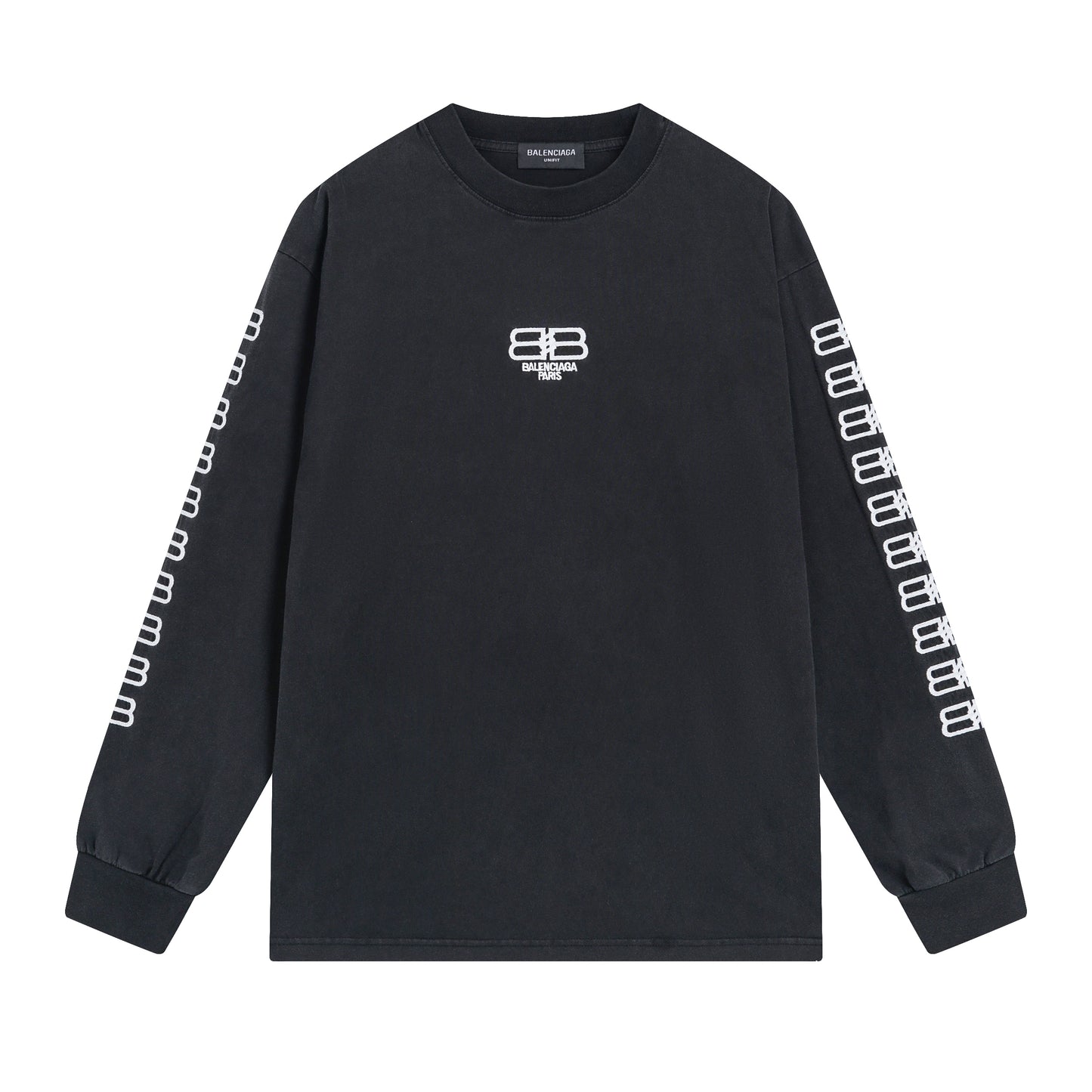 Balenciga logo tee p100 black
