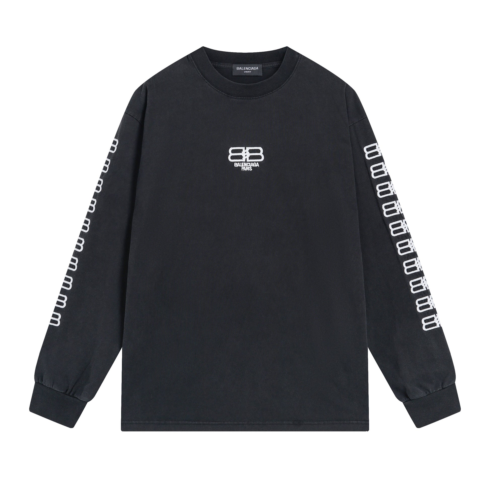Balenciga logo tee p100 black
