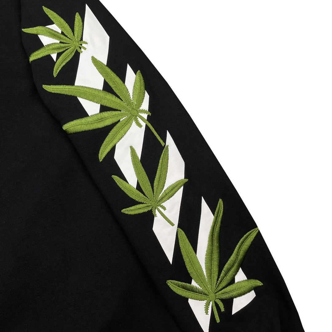 Off-White bamboo arrow print hoodie black