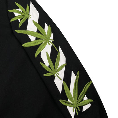 Off-White bamboo arrow print hoodie black