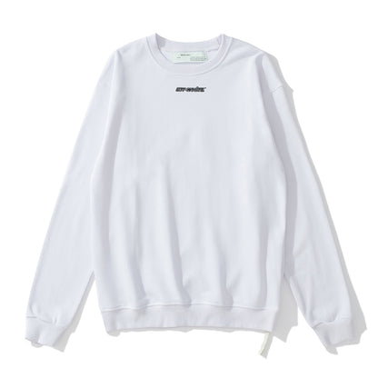 Off-White marker pen hoodie white/blue