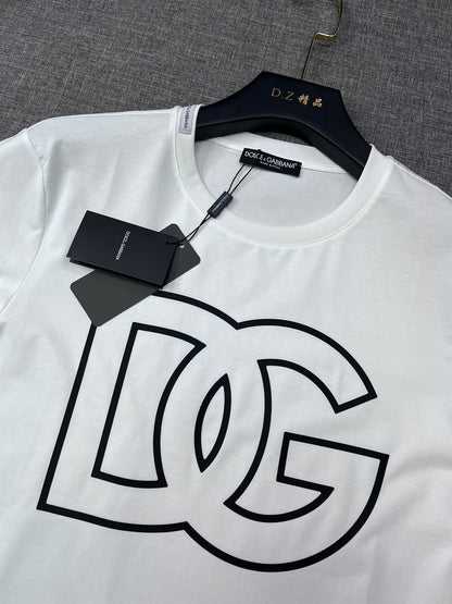 DOLCE & GABBANA COTTON T-SHIRT WITH DG PATCH – DT010