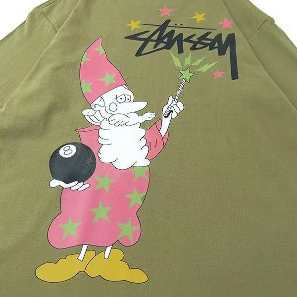 STUSSY Wizard Tee Green