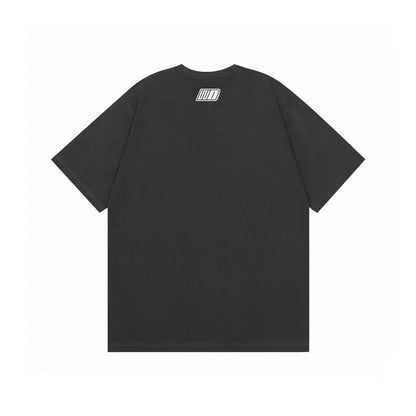 WE11DONE Stereoscopic Letter Print Tee Grey