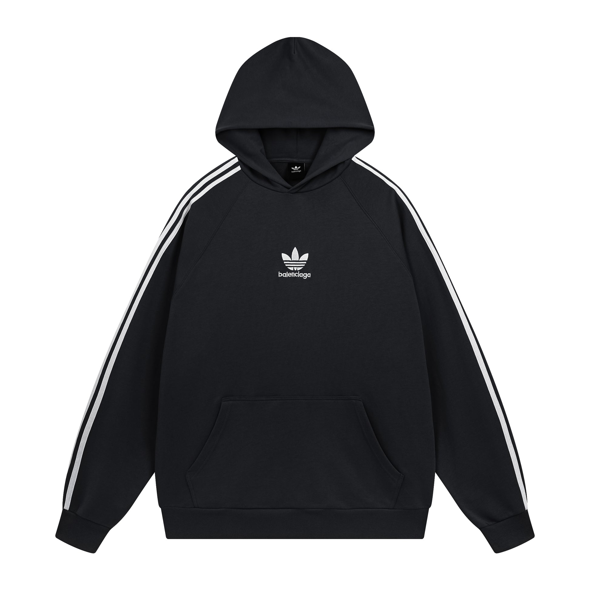 Balenciga jointly  Adidas logo hoodie BL238021 black