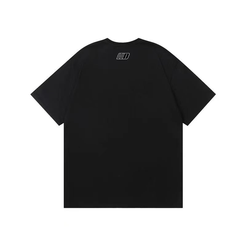 WE11DONE Logo Tee In Black