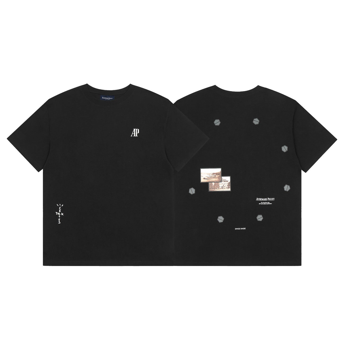 Travis Scott Audemars Piguet Print Tshirt Black