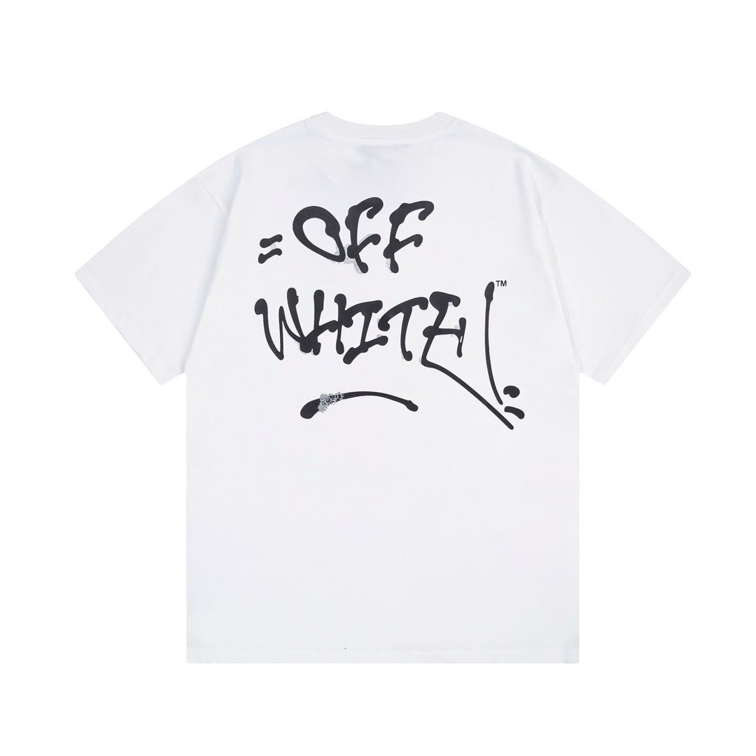 Off-White Off Graffiti Logo Short Sleeve T-Shirt