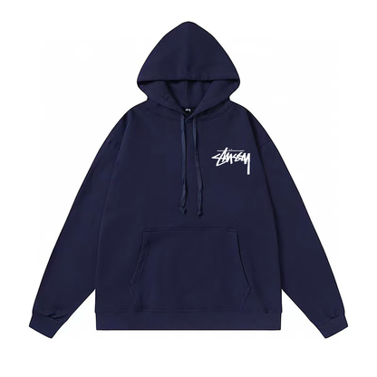 STUSSY 8 BALL HOODIE NAVY