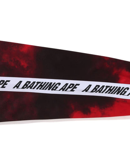 A Bathing Ape Tie Dye Track Jacket In Bright Red