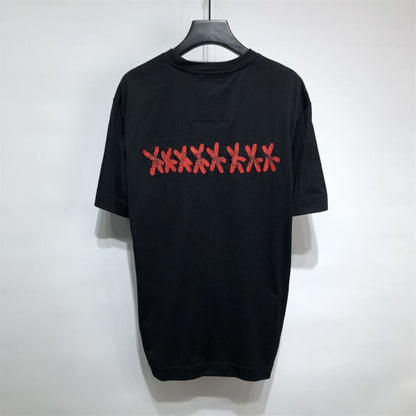 GIVENCHY SLIM FIT T-SHIRT IN JERSEY WITH TAG EFFECT PRINT – GTS002