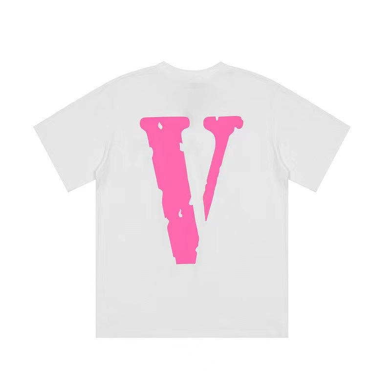 VLONE Logo Tee White/Pink