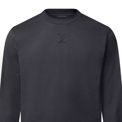 LOUIS VUITTON SS26 Solid Color Round-neck Long-sleeved T-shirt for Men