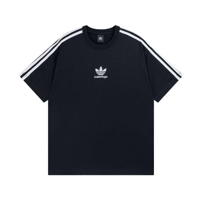 Balenciga jointly  Adidas logo tee BL223018 black