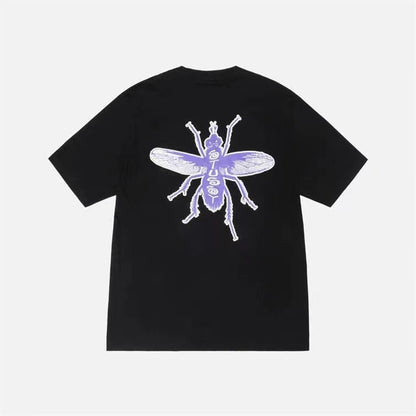 STUSSY ALPHABET INSECT TEE BLACK