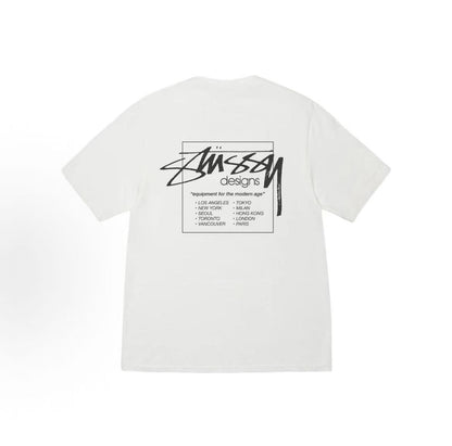 Stussy SS25 Front-Print Loose Short Sleeve T-Shirt, Unisex