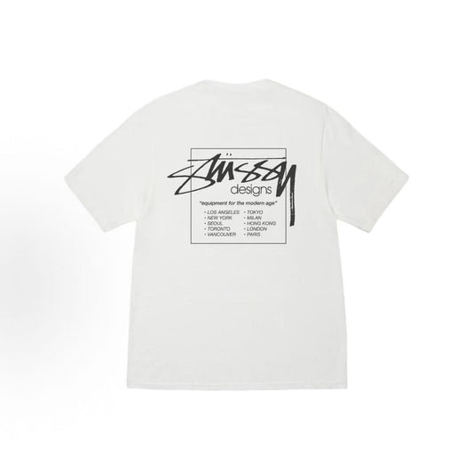 Stussy SS25 Front-Print Loose Short Sleeve T-Shirt, Unisex