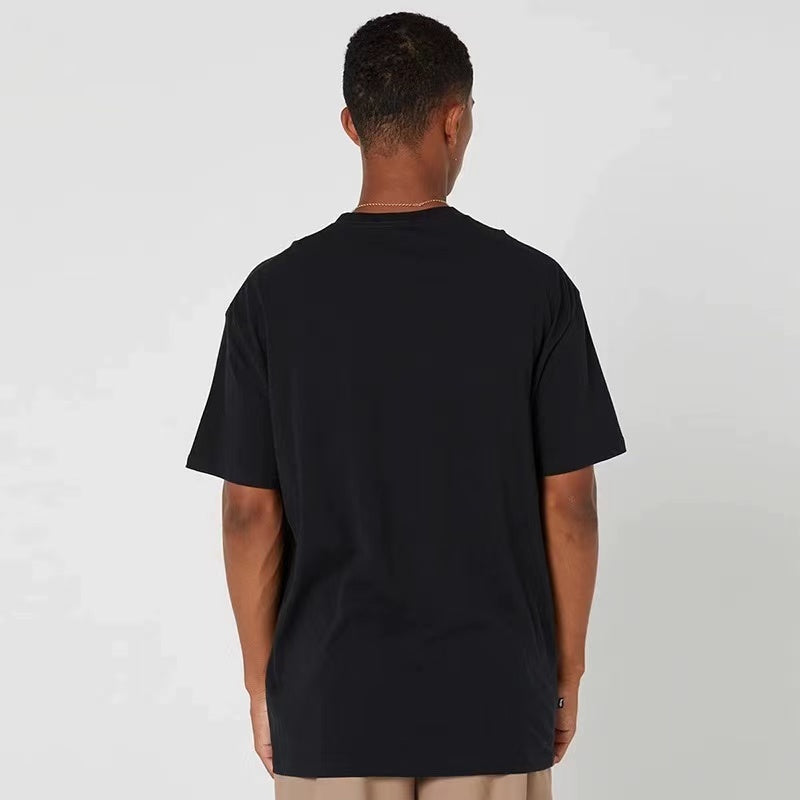 STUSSY FLAME TEE BLACK