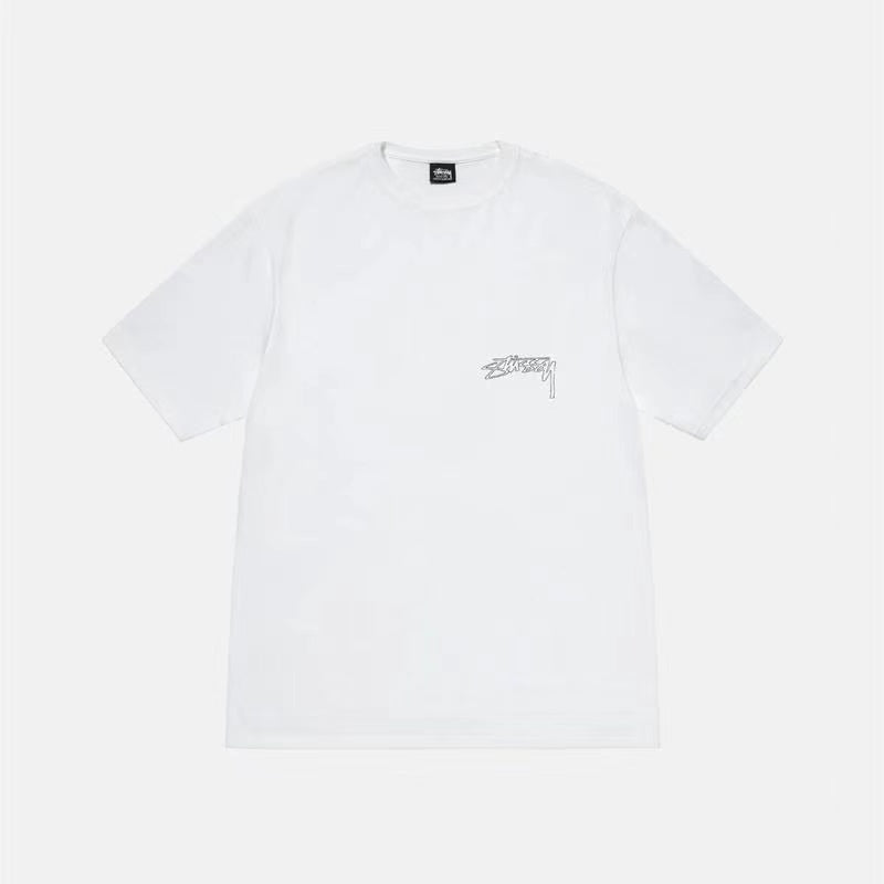 STUSSY EAGLE PRINT TEE WHITE