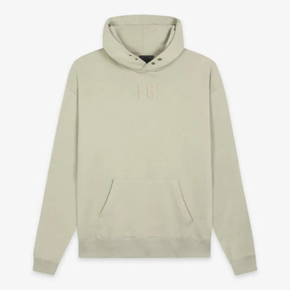 FOG FEAR OF GOD Season 7 FG flocked hoodie casual loose sweatshirt avocado color