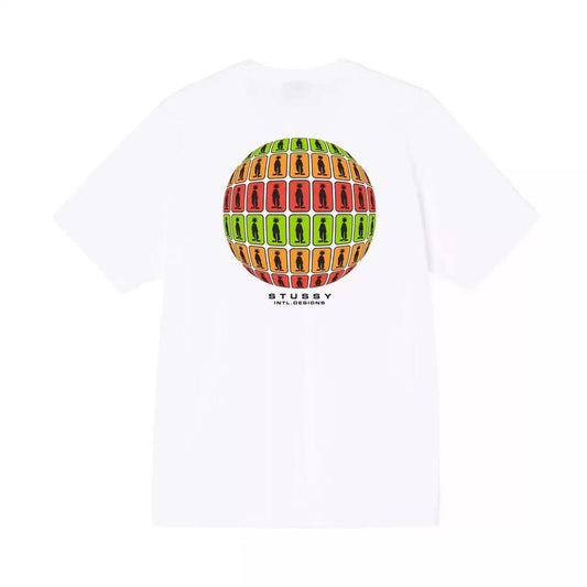STUSSY EARTH TEE WHITE