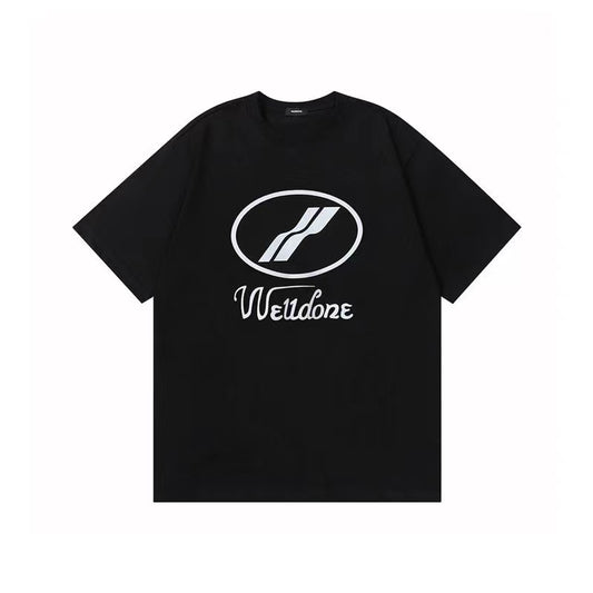 WE11DONE 3M Reflection Logo Tee Black