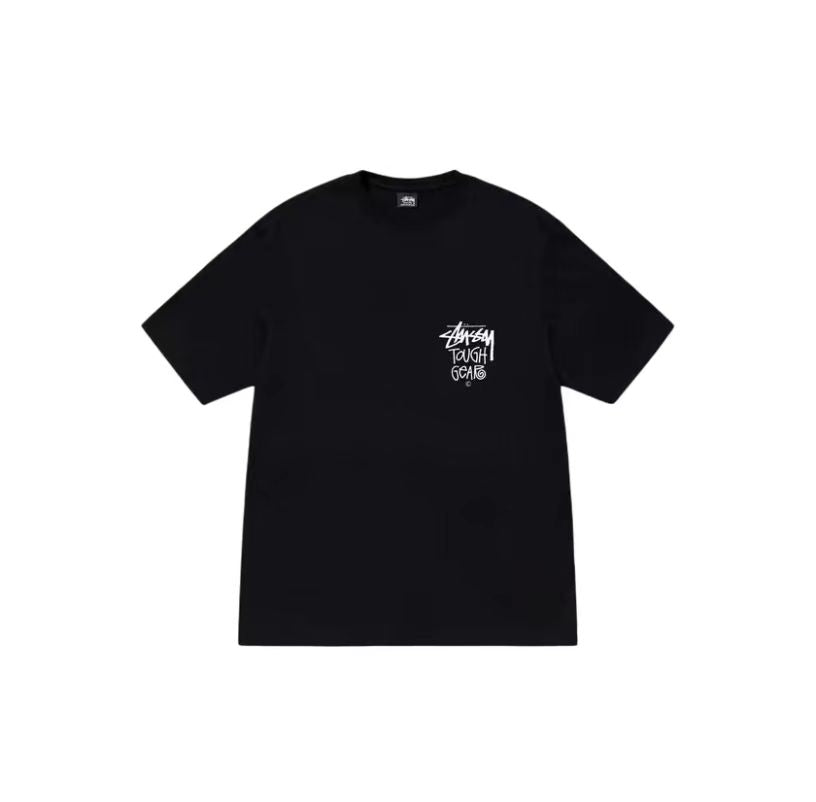 Stussy SS24 screen printed logo short-sleeved T-shirt, same style for men and women