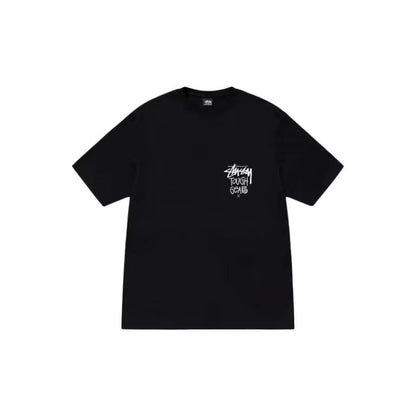 Stussy SS24 screen printed logo short-sleeved T-shirt, same style for men and women
