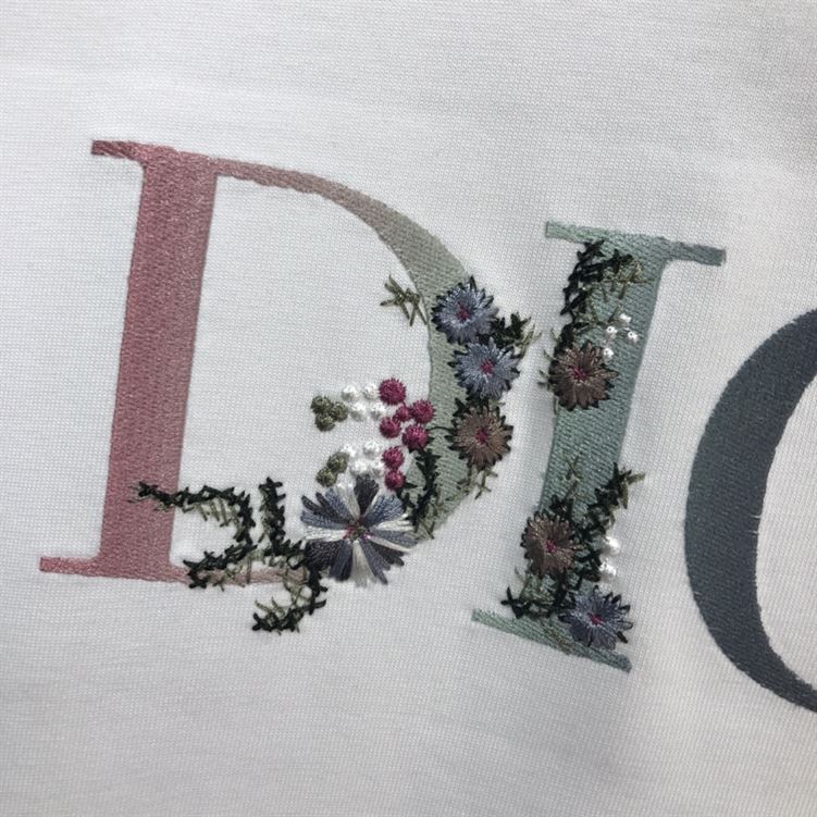 DIOR FLOWER LOGO T-SHIRT – DOT005