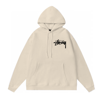STUSSY 8 BALL HOODIE BEIGE