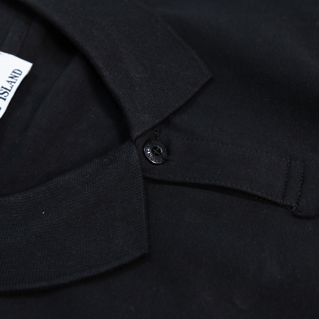 Stone Island Polo In Black