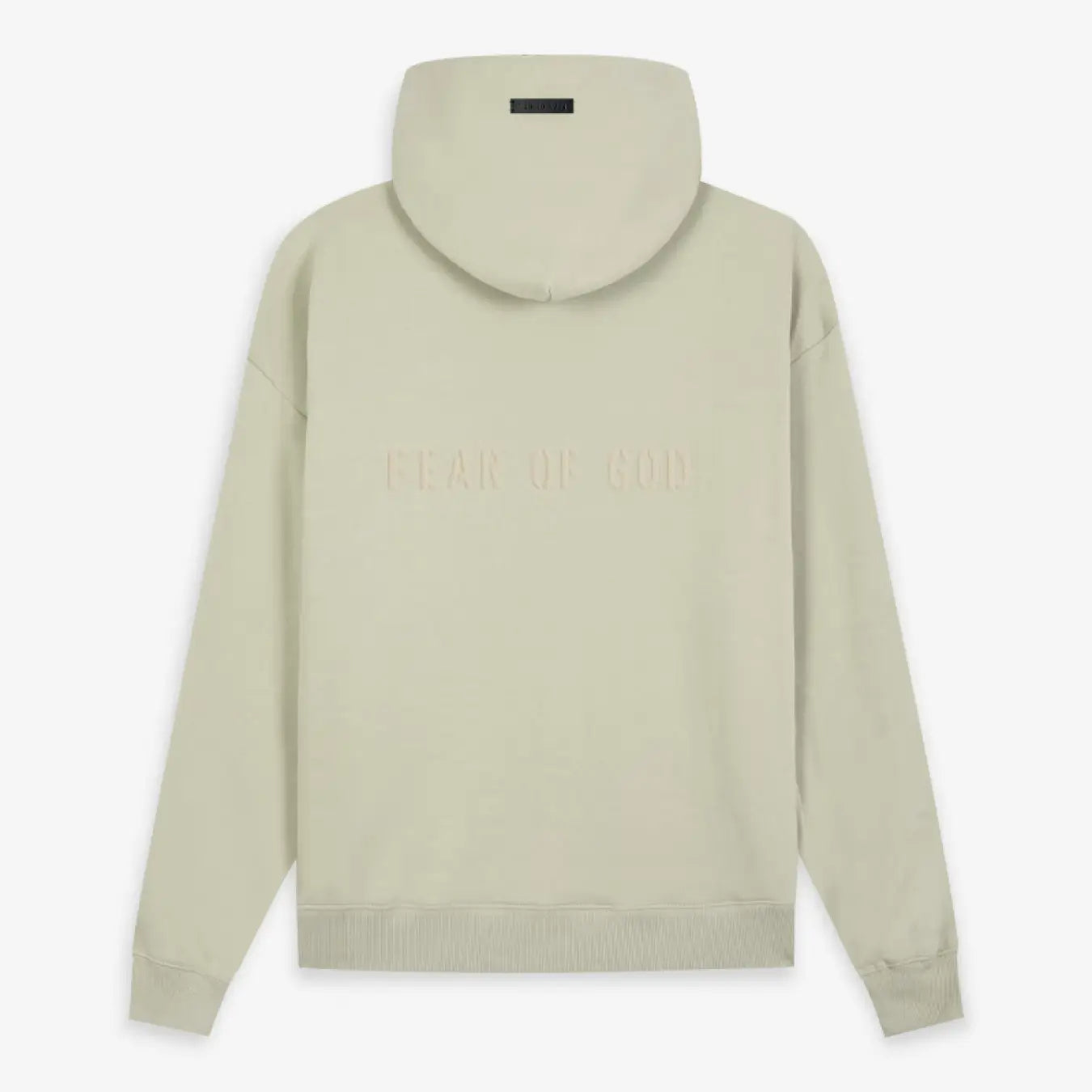 FOG FEAR OF GOD Season 7 FG flocked hoodie casual loose sweatshirt avocado color