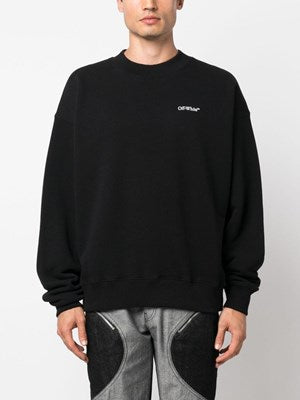 OFF-WHITE Black  Lunar Arrow  sweatshirt