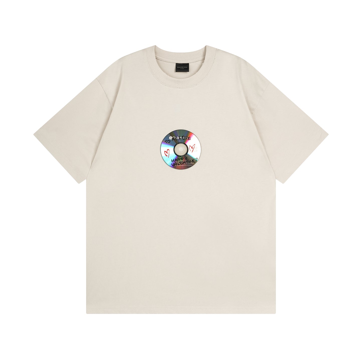 Balenciga logo tee BL233328 white
