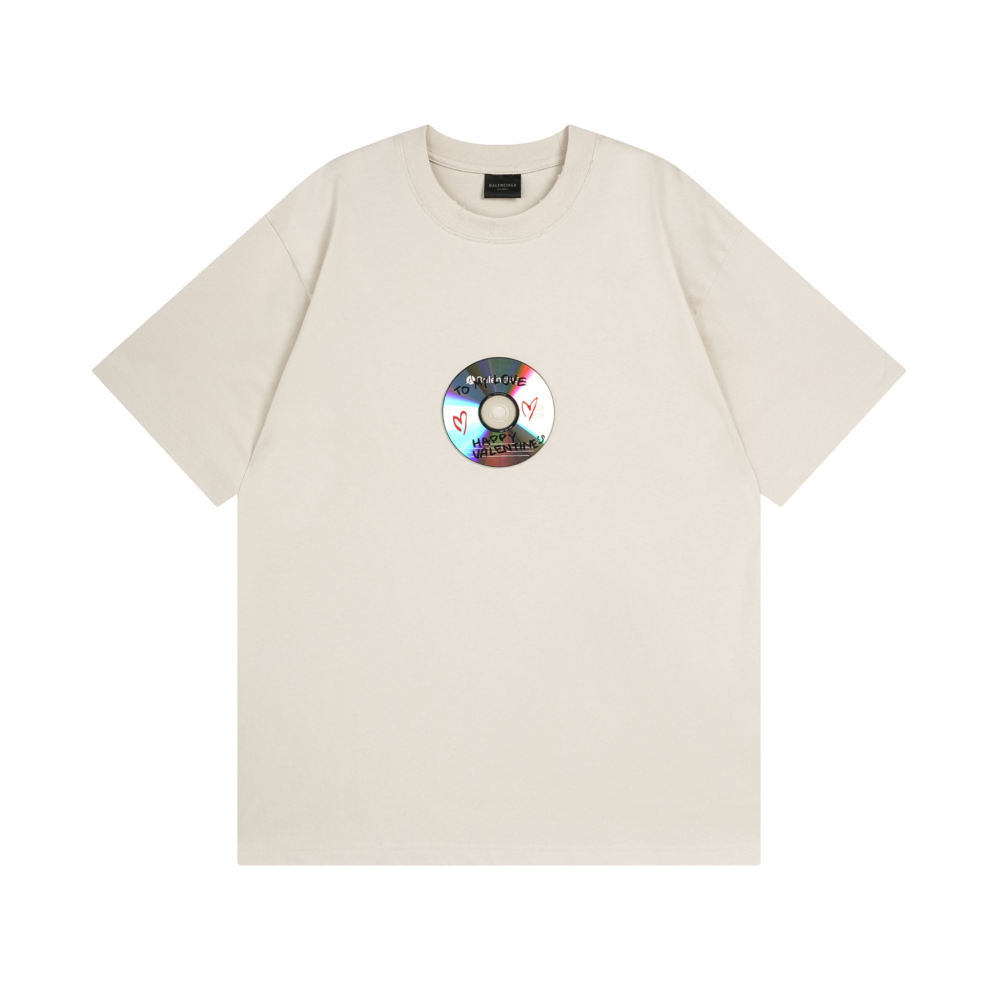 Balenciga logo tee BL233328 white