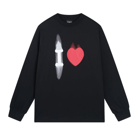 Balenciga logo tee BL225015 black