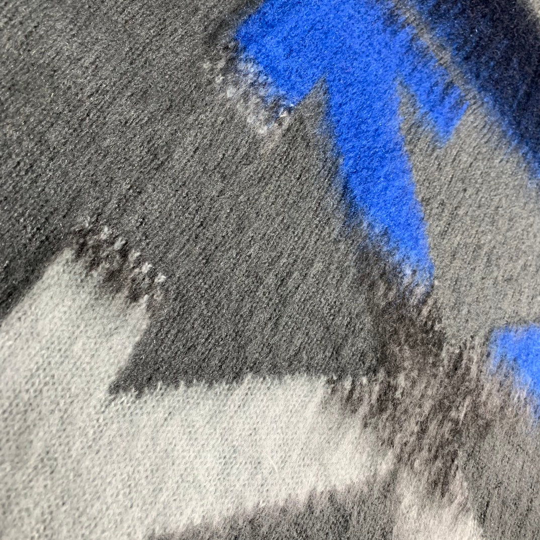 Off-White gradient arrow mohair hoodie