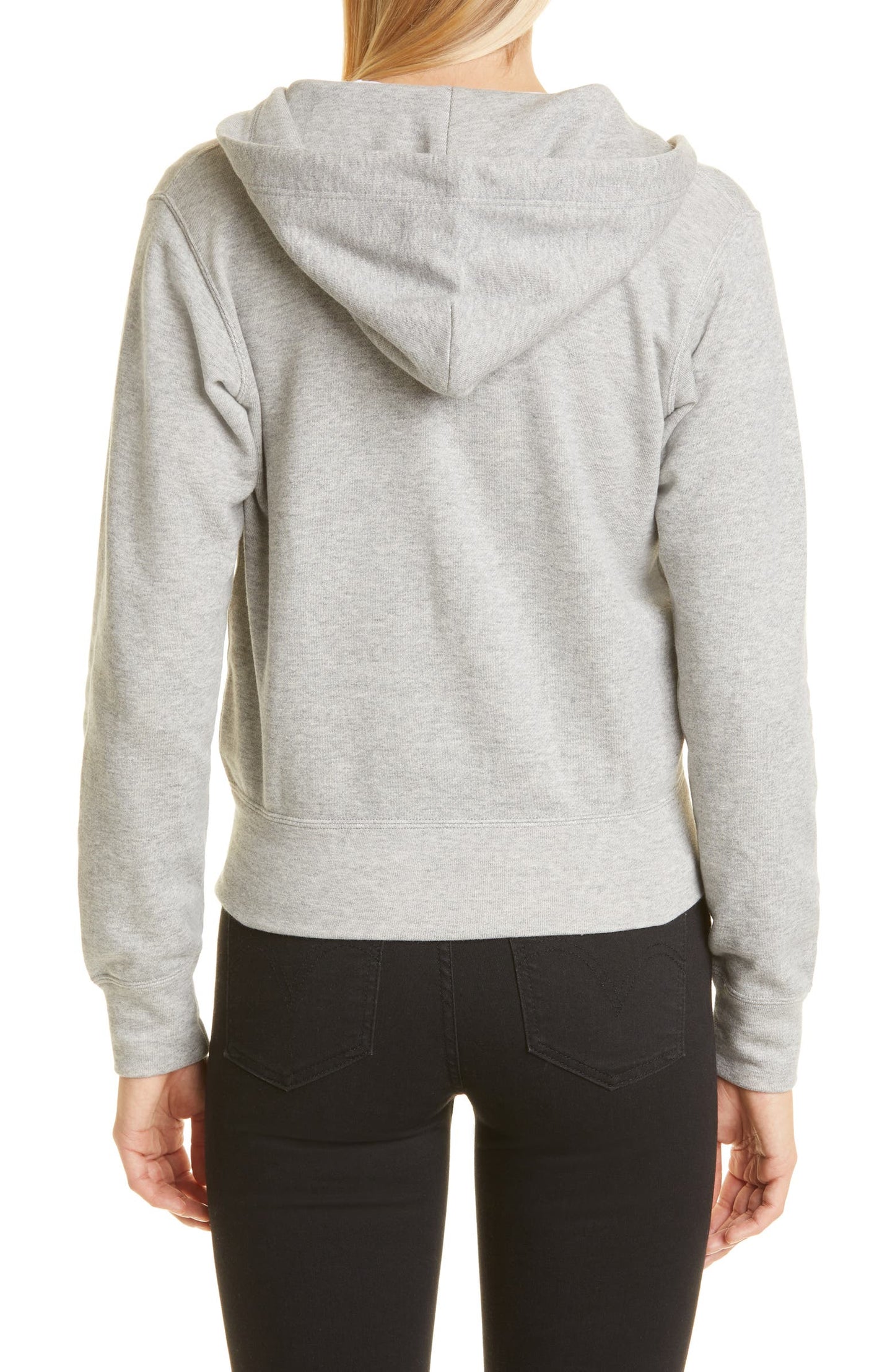Heart Graphic Zip Hoodie