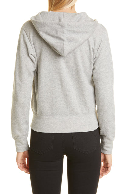 Heart Graphic Zip Hoodie