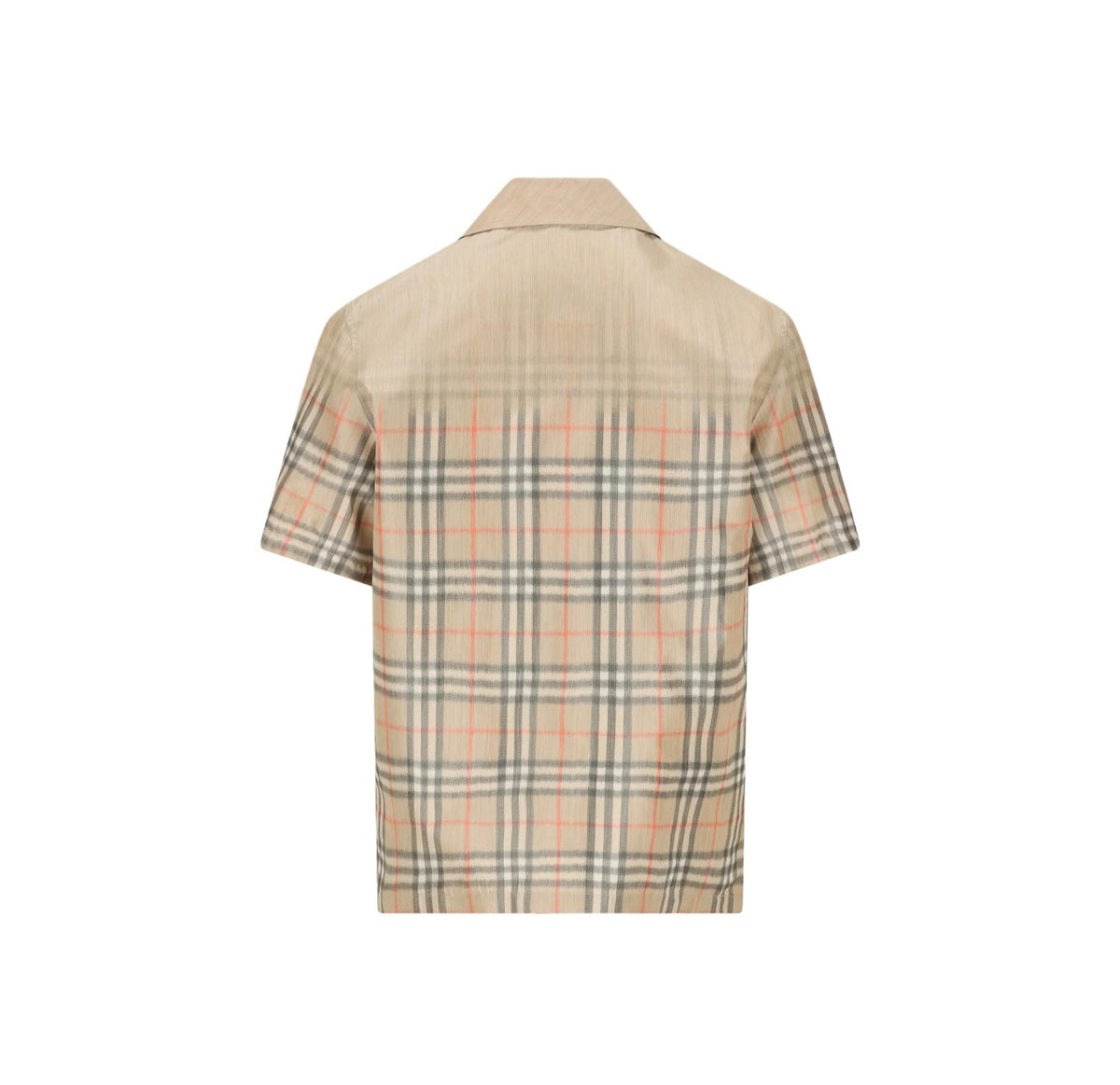 Burberry SS26 Men's Short-Sleeve Check Single-Breasted Shirt