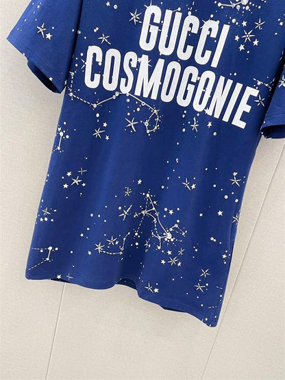 GUCCI ‘CRUISE 2023 GUCCI COSMOGONIE’ COTTON JERSEY T-SHIRT – GGS038