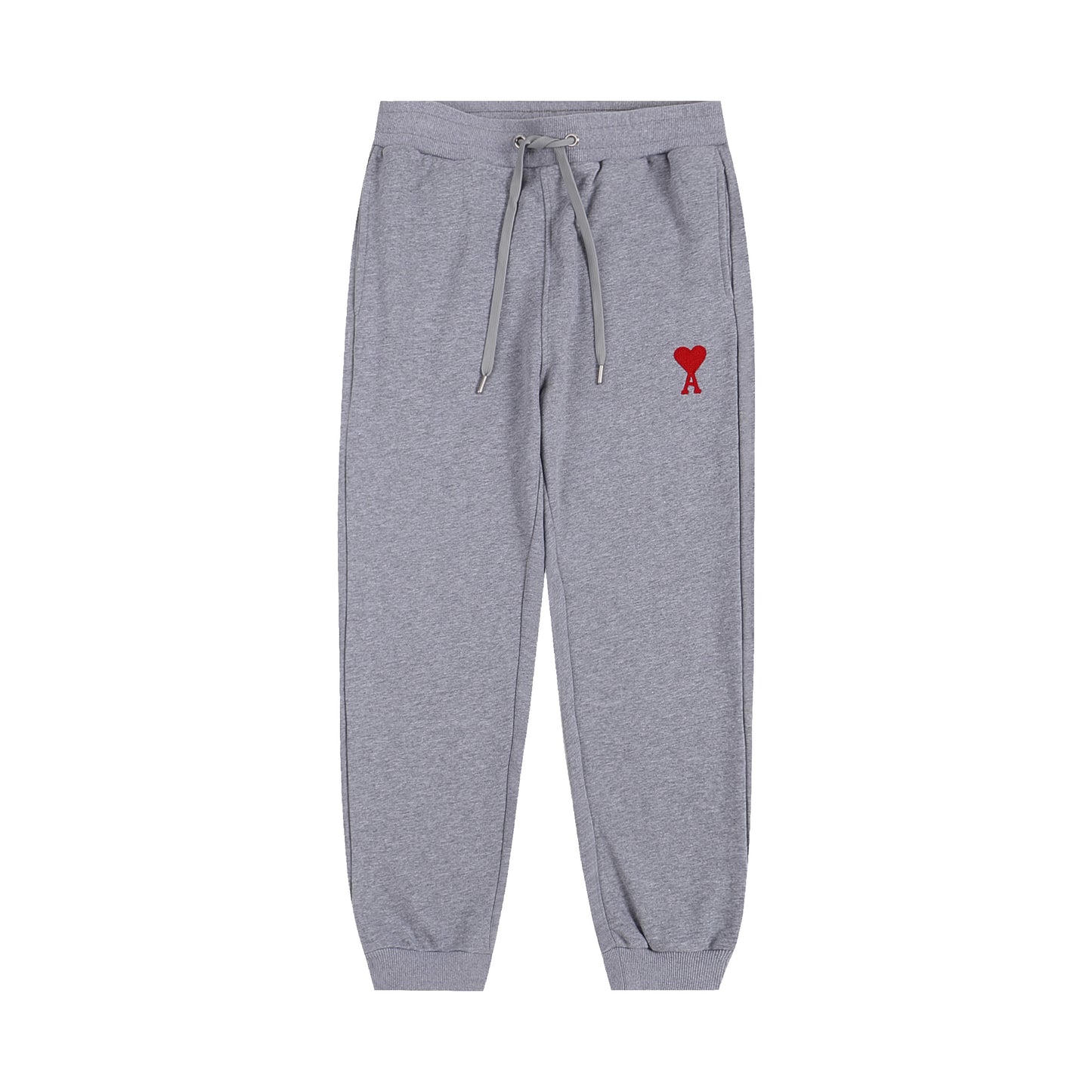 AMI Classic Logo Trousers Grey