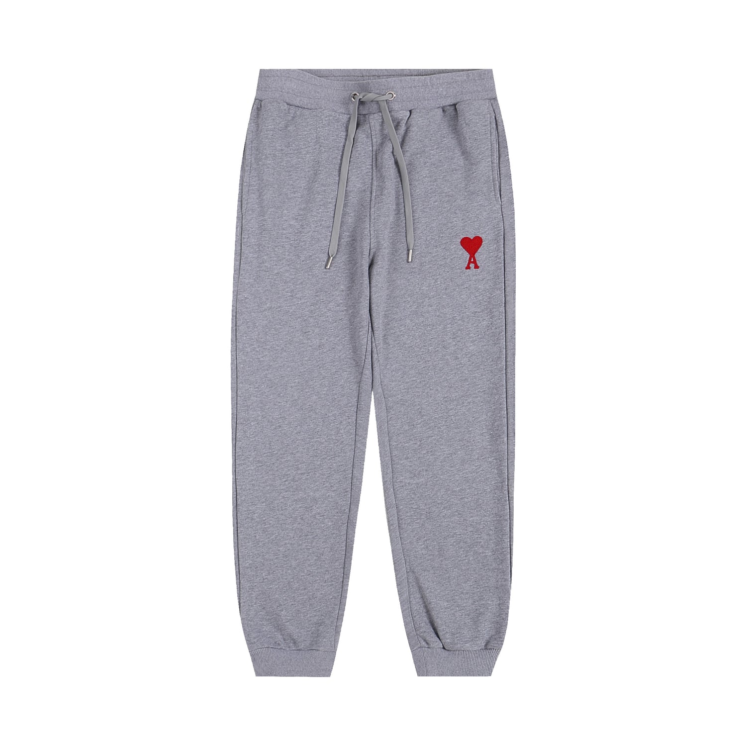 AMI Classic Logo Trousers Grey