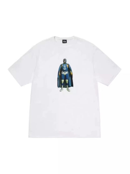 STUSSY WRESTLING TEE WHITE